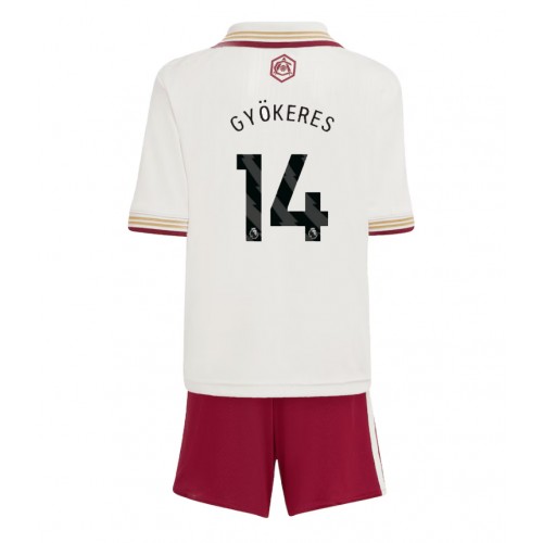 Arsenal Viktor Gyokeres #14 Replika Babytøj Tredje sæt Børn 2025-26 Kortærmet (+ Korte bukser) Arsenal Viktor Gyokeres #14 Replika Babytøj Tredje sæt Børn 2025-26 Kortærmet (+ Korte bukser)